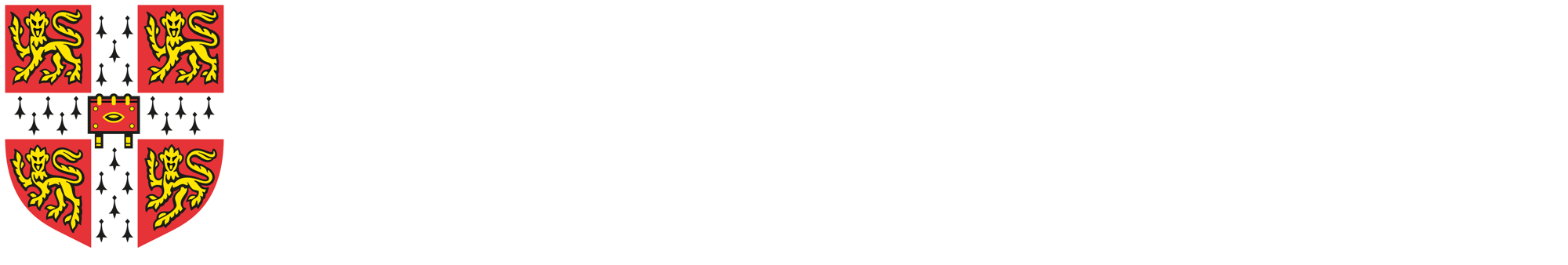 Cambridge logo -full colour - white